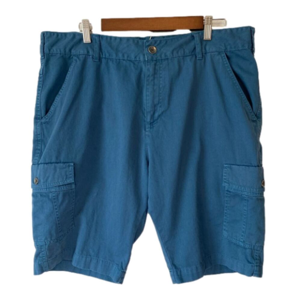 Method Men's 40 Blue Cargo Shorts Outdoor‎ Utility Casual Hiking Athleisure Work